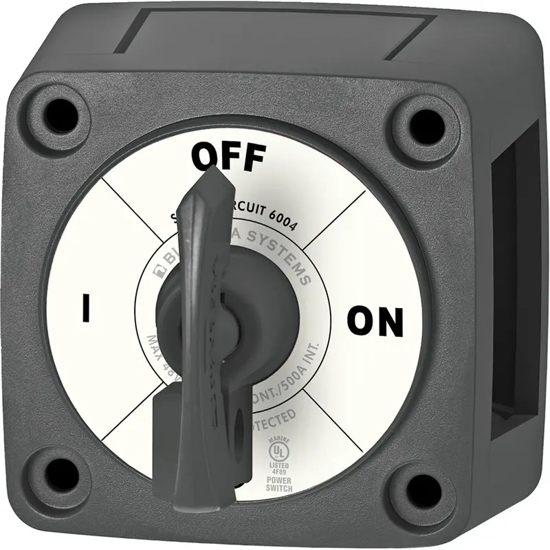 Blue Sea 6004200 Single-Circuit On/Off Switch With Key Lock – Black Housing 1