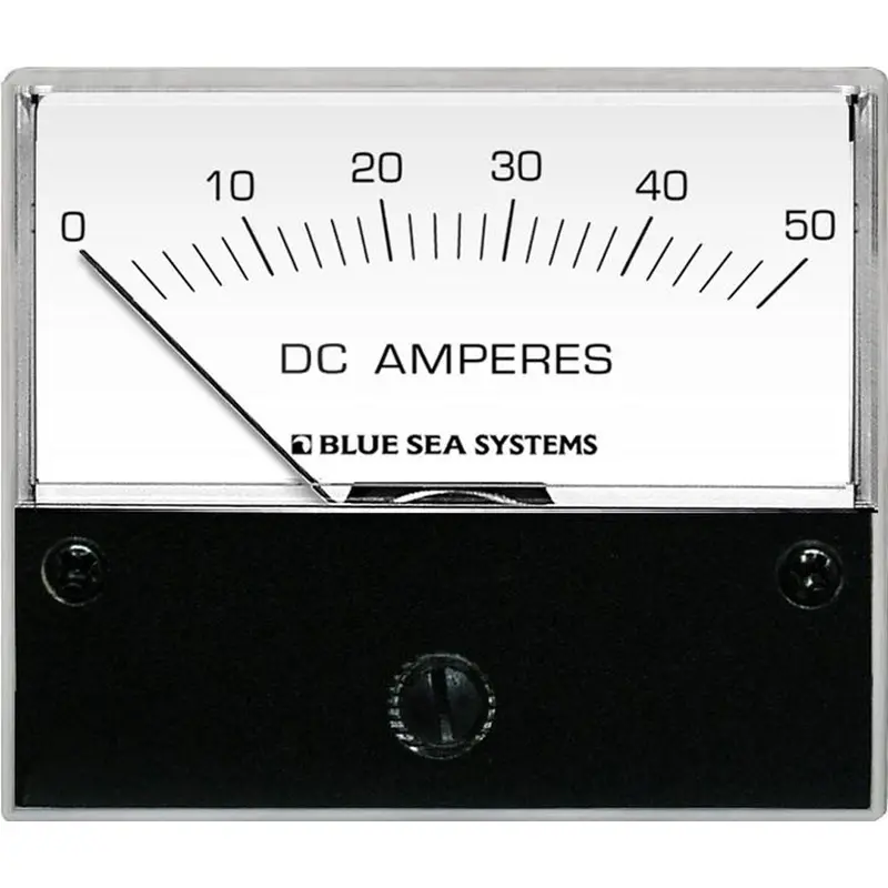 Blue Sea 8022 Analog Dc Ammeter – 2-3/4" Dial, 0–50 Amp Range 1
