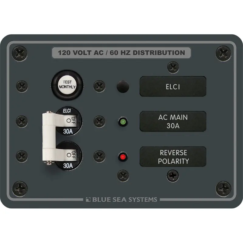 Blue Sea 8100 Elci Gfci Ac Protection Panel – Single-Position Marine Safety Module 1