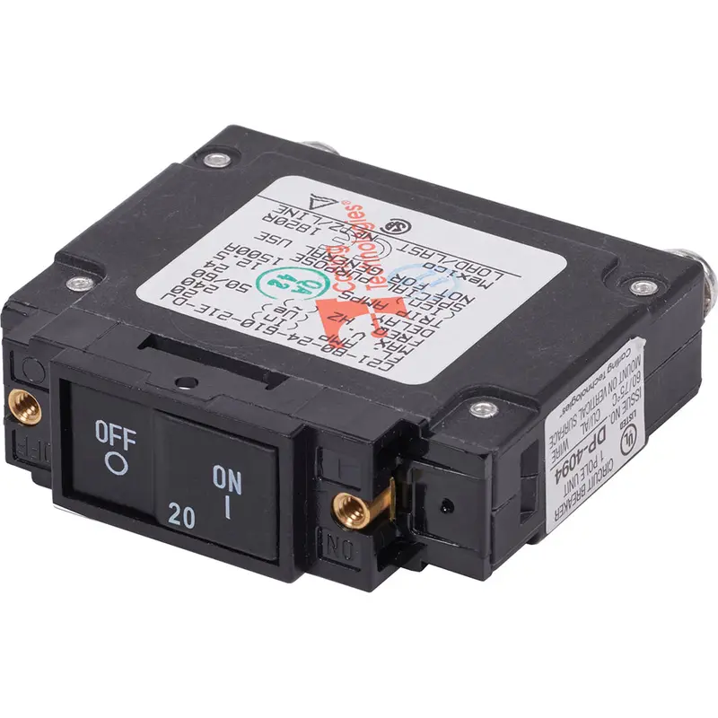Blue Sea Systems 7457 Ul-489 Flat Rocker Circuit Breaker – 20A 1