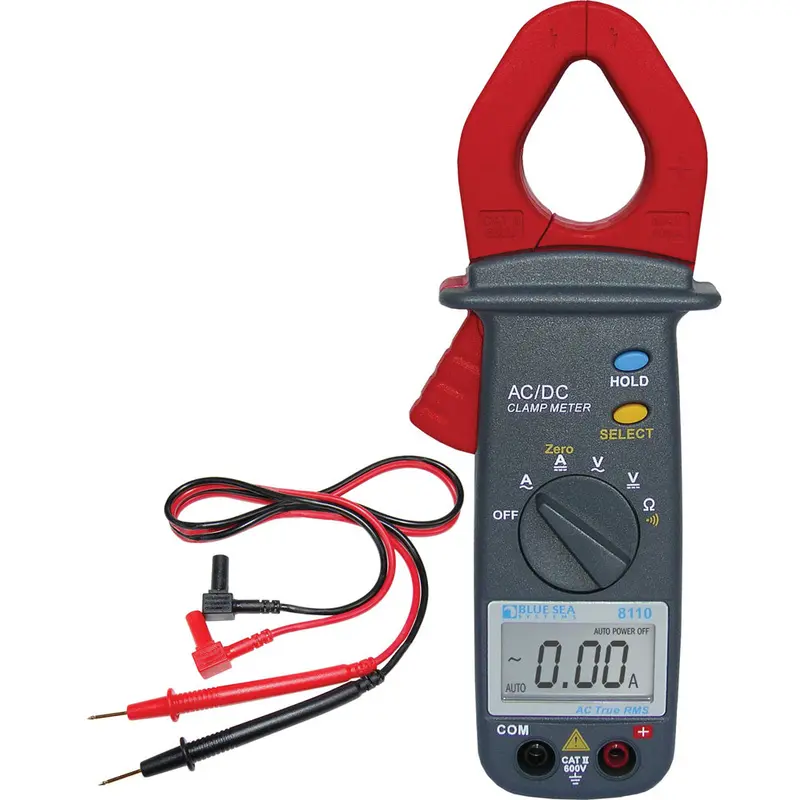 Blue Sea Systems 8110 Mini Clamp Multimeter – Compact Digital Tester 1
