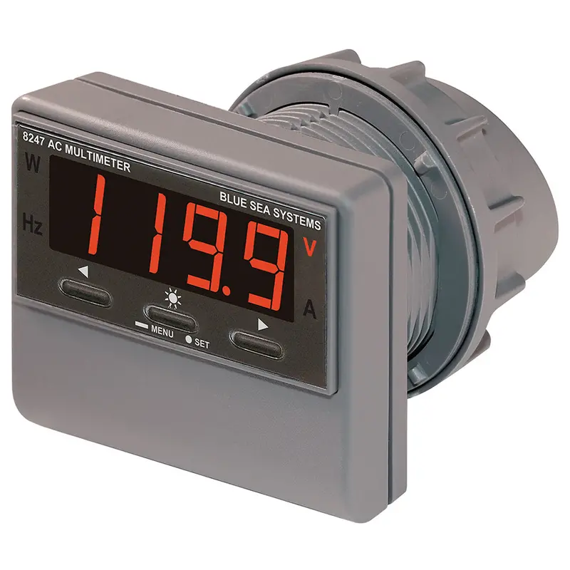 Blue Sea Systems Ac Digital Multimeter With Built-In Alarm – Model 8247 1