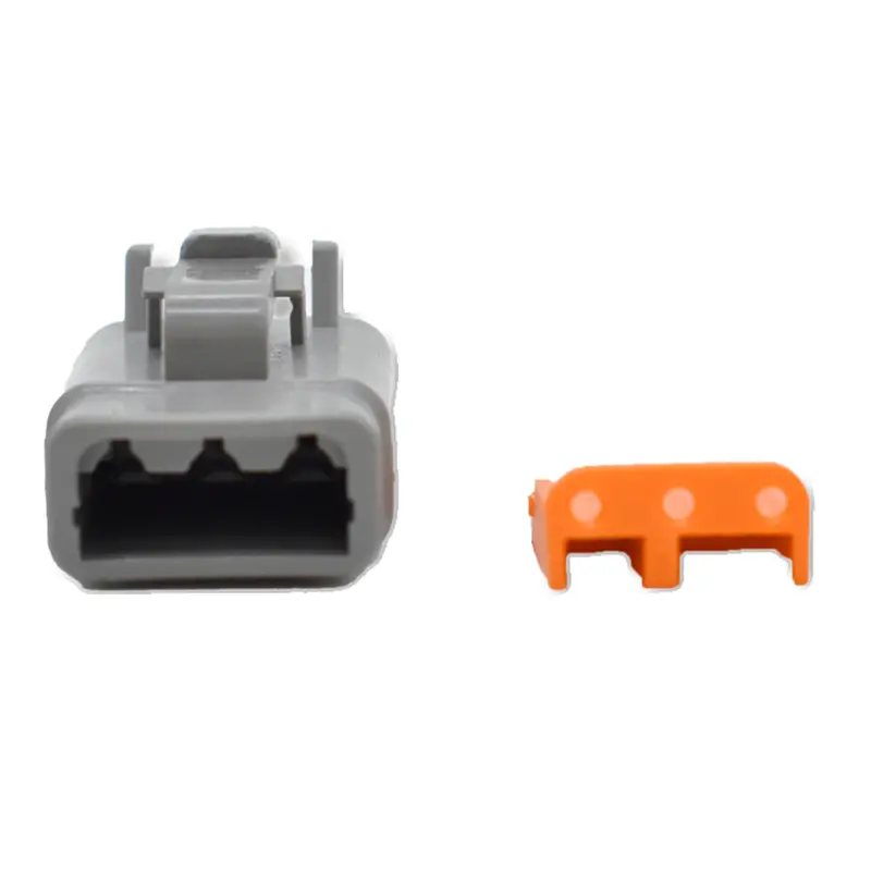 Bluewater Dtm 3-Pin Female Connector With Wedge Lock [Dtm06-3S] 1