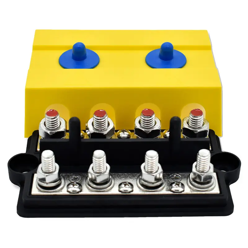 Bluewater Dual 4-Gang Busbar – Isolated Positive/Negative Distribution 1