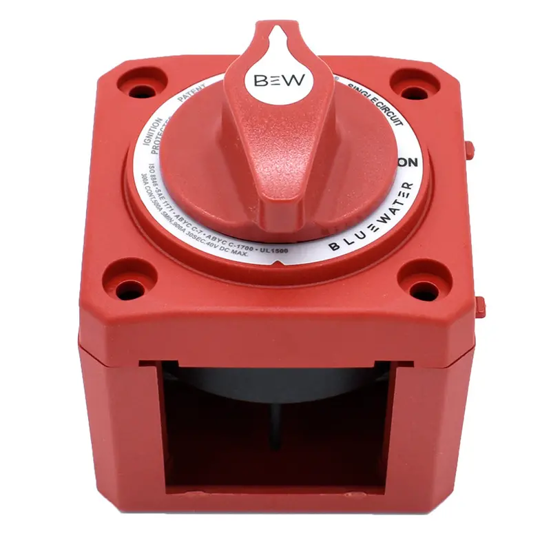 Bluewater Red Surface-Mount Battery On/Off Switch – Model 9800-006-11 1