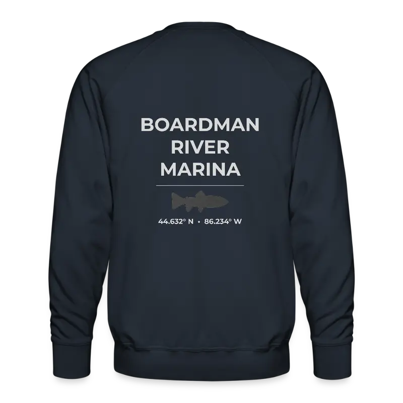 Boardman River Marina Premium Crewneck Sweatshirt 1