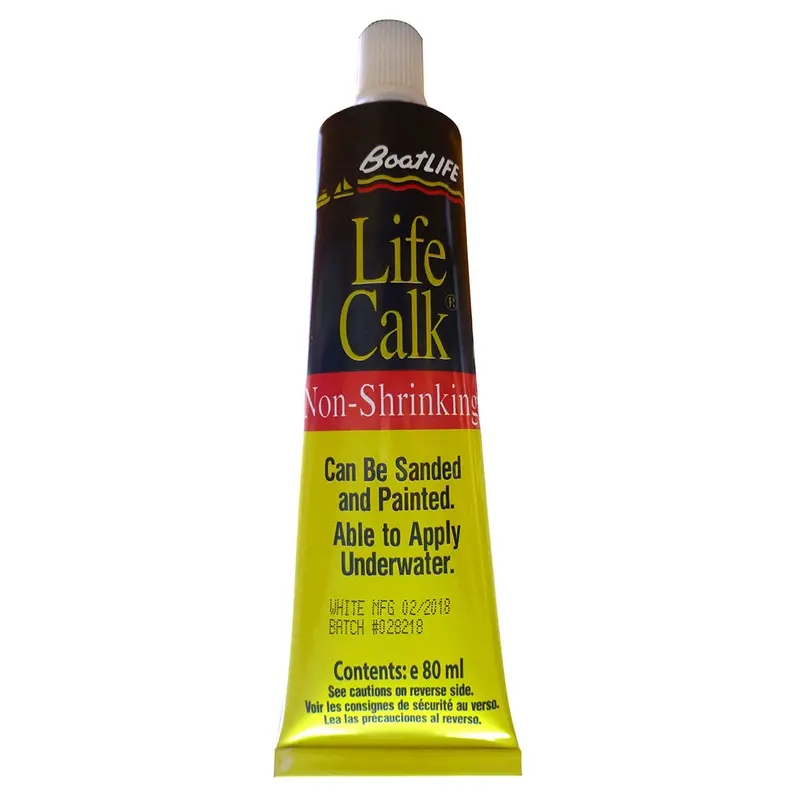 Boatlife Life-Calk Black Tube Sealant – 2.8 Oz, Non-Shrinking, Fuel & Oil Resistant [1031] 1