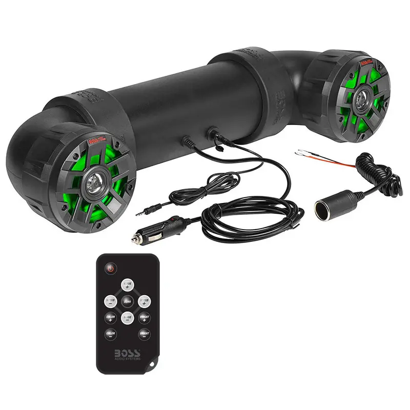 Boss Audio Utv4Brgb All-Terrain Amplified Sound System – Includes 4" Marine Speakers & 1" Black Tweeters 1