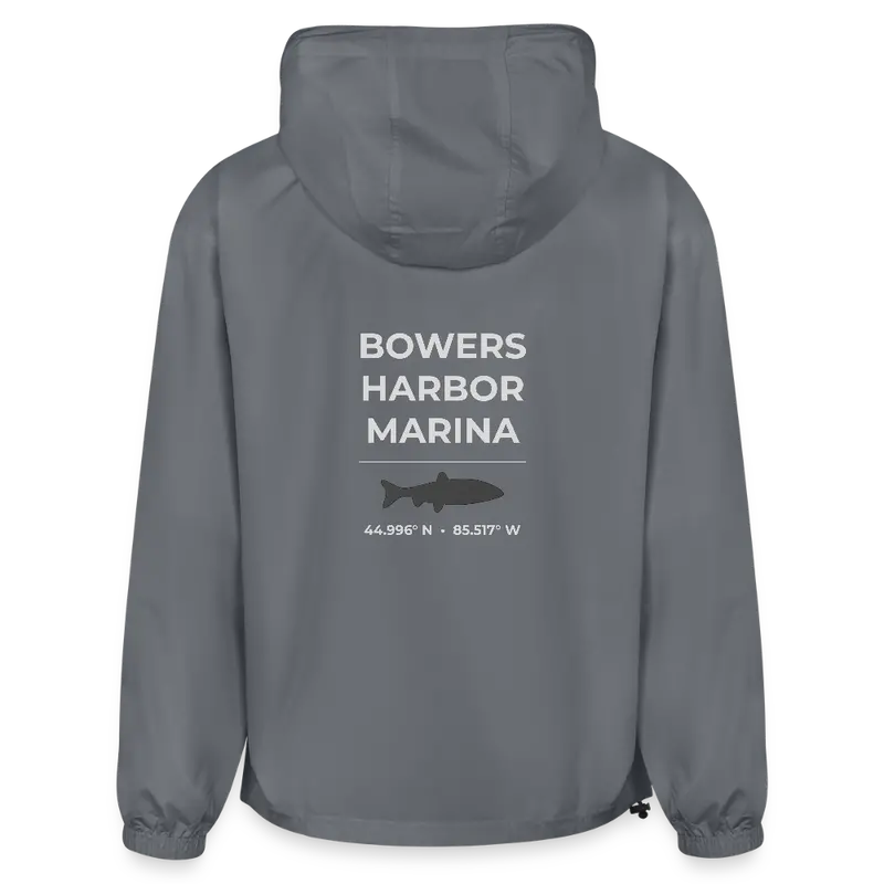 Bowers Harbor Marina Foldable Half-Zip Jacket 1