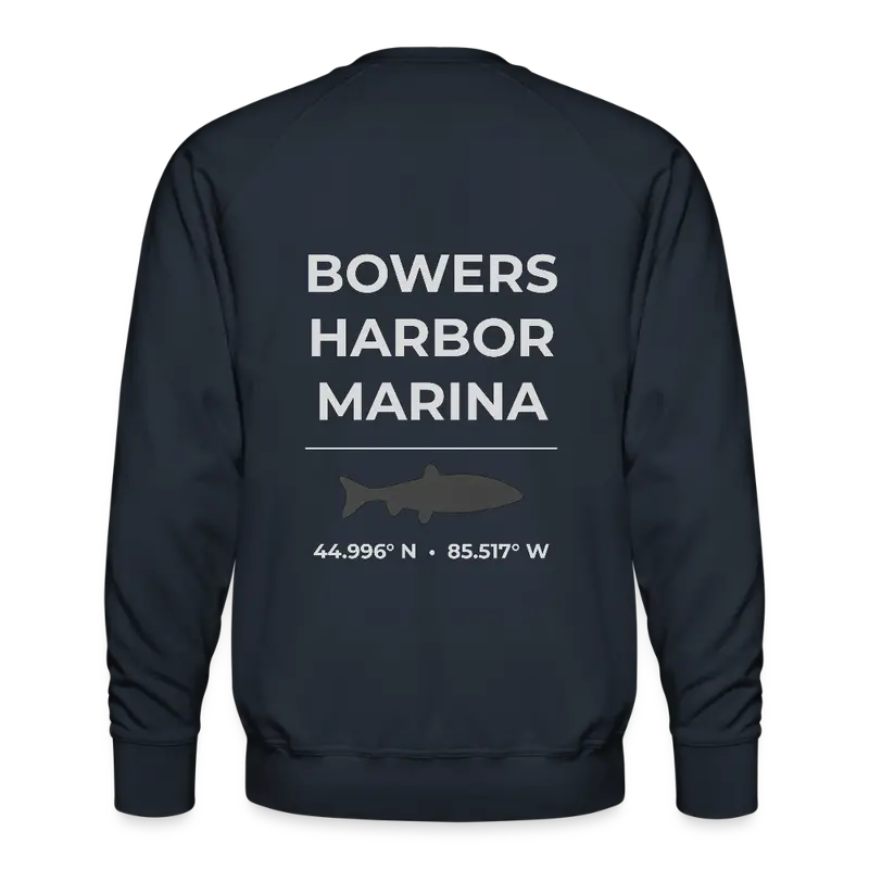 Bowers Harbor Marina Premium Crewneck Sweatshirt 1