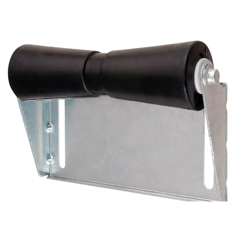 C.E. Smith 12-Inch Black Spool Roller Assembly With Mounting Bracket (Model 10405G) 1