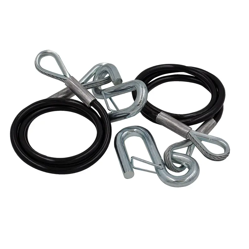 C.E. Smith 5000 Lb Pvc-Coated Safety Cables – Pair 1