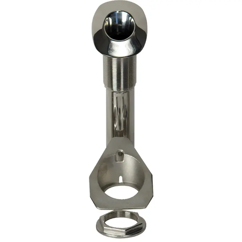 C.E. Smith 70 Series 30° Screwless Flush-Mount Rod Holder – Stainless Steel, Cast Base, Black Liner (Boxed) [53678C] 1