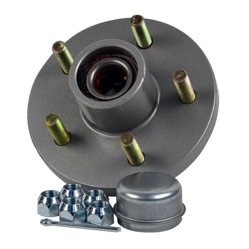 C.E. Smith Galvanized Trailer Hub Kit – 1-3/8" X 1-1/16" Tapered Bearings, 5 On 4-1/2" Bolt Pattern 1