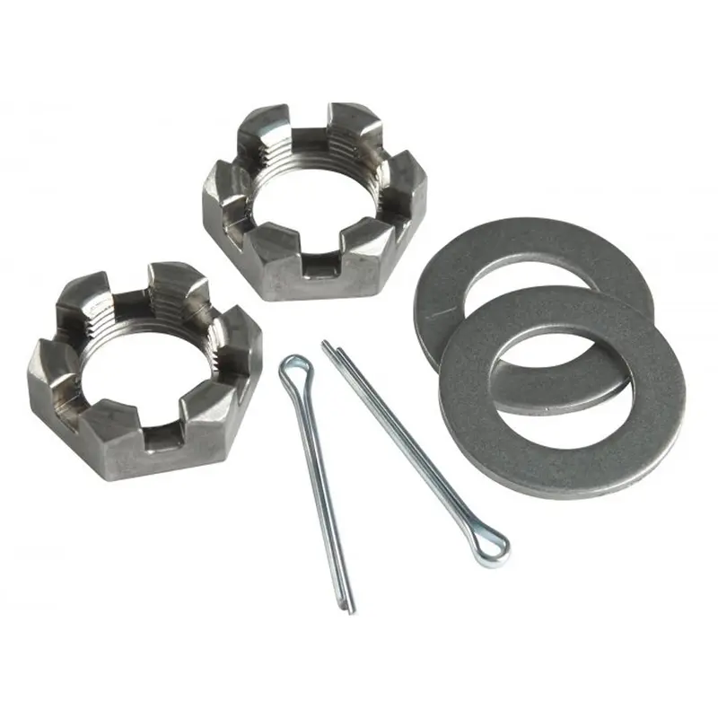C.E. Smith Spindle Nut Replacement Kit – Includes Nuts, Washers, And Cotter Pins [11065A] 1