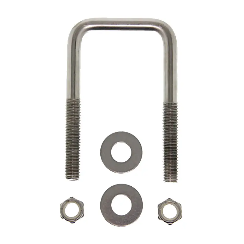 C.E. Smith Square Zinc U-Bolt: 7/16"-14 × 3-1/8" × 3" With Washers And Nuts [15252A] 1