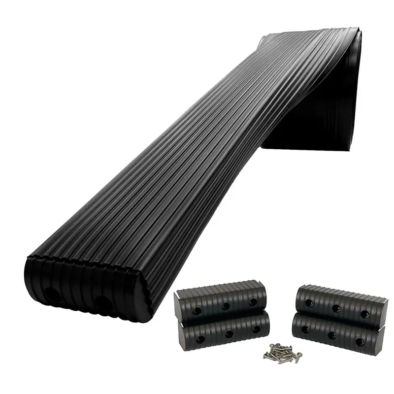 Caliber Bunkwrap Complete Kit – Black: 24' X 2" X 6" Wrap Roll, 4 Caps, Hrdw Roll & 4 Endcaps W/Stainless Hardware [23056-Bk] 1