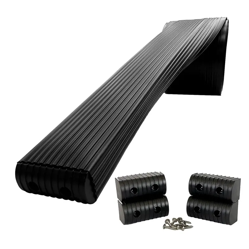 Caliber Bunkwrap Starter Kit – Black: 16' X 2" X 4" Wrap Roll, 4 Caps, Hrdw Roll & 4 Endcaps W/Stainless Hardware [23050-Bk] 1