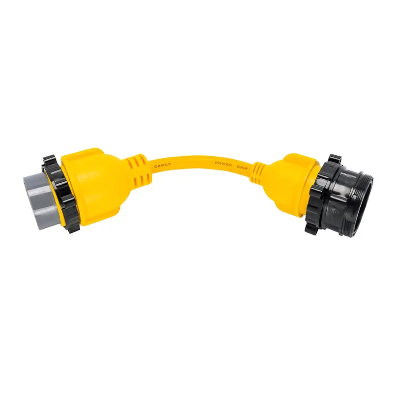 Camco 55625 50A Male To 30A Female Marine Locking Adapter (12") 1