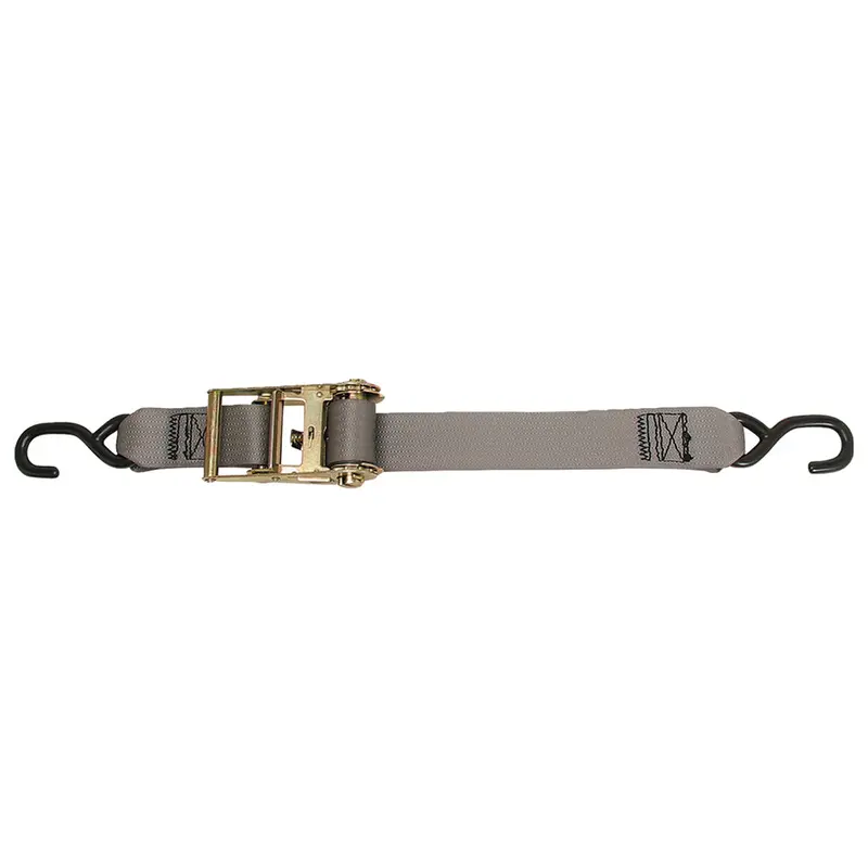 Cargobuckle 2" X 15' Multipurpose Ratchet Strap With S-Hooks [F13758] 1