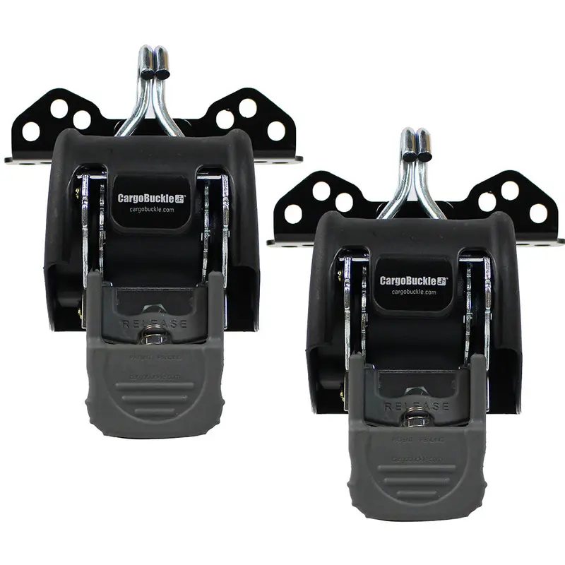 Cargobuckle F153180 Universal Ladder Rack Tie-Down System – Dual 2" Retractable Straps, Easy-Install Pair 1