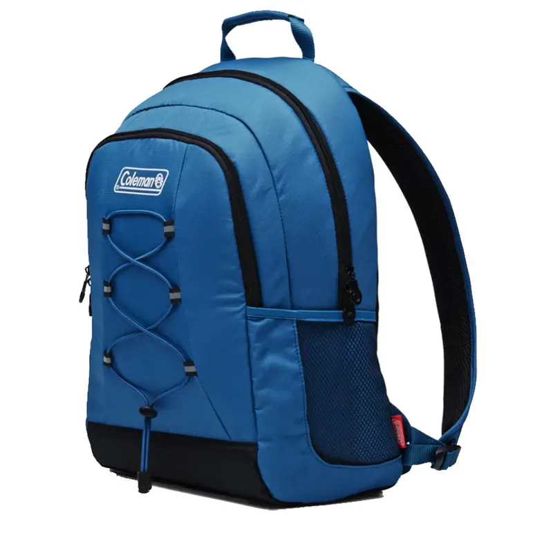 Coleman Chiller 28-Can Backpack-Style Soft Cooler In Deep Ocean Blue 1