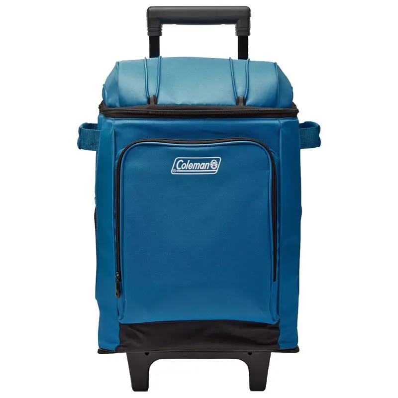 Coleman Chiller 42-Can Wheeled Soft Cooler In Deep Ocean Blue 1