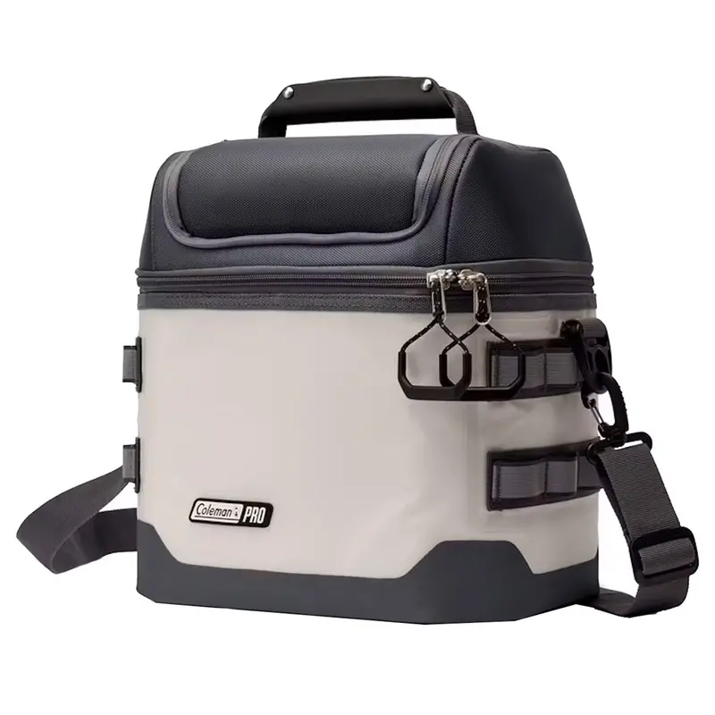 Coleman Pro Soft 16-Can Insulated Cooler In Mushroom Gray 1