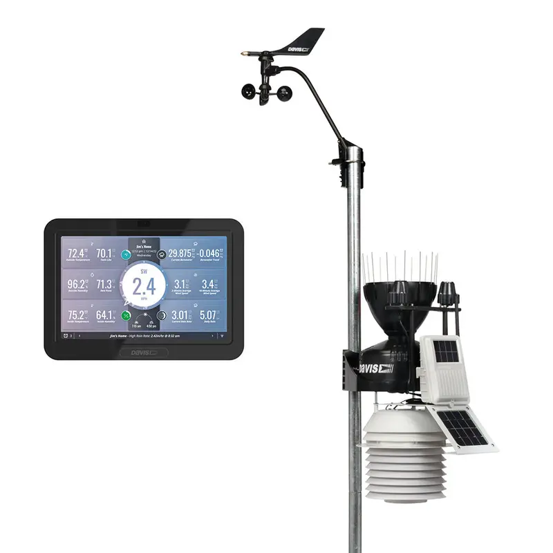 Davis Vantage Pro2 Wireless Weather Station With Fan-Aspirated Radiation Shield, Uv & Solar Sensors, And Weatherlink Console [6263] 1