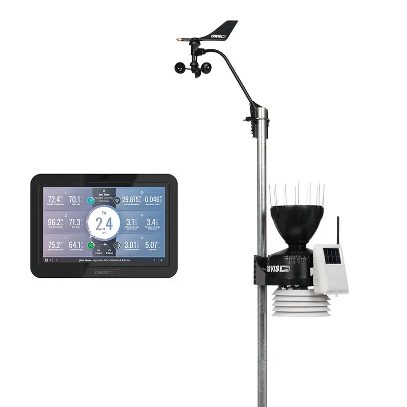 Davis Vantage Pro2 Wireless Weather Station With Standard Radiation Shield And Weatherlink Console [6252] 1
