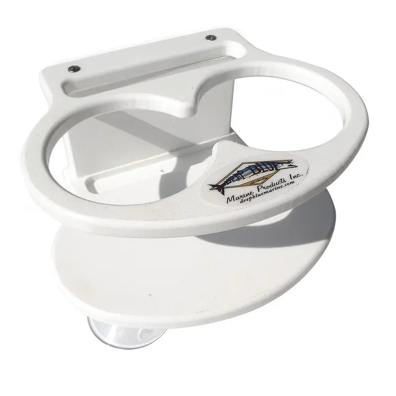 Deep Blue Marine Dual-Function Slim Can Holder And Smartphone Mount – White 1