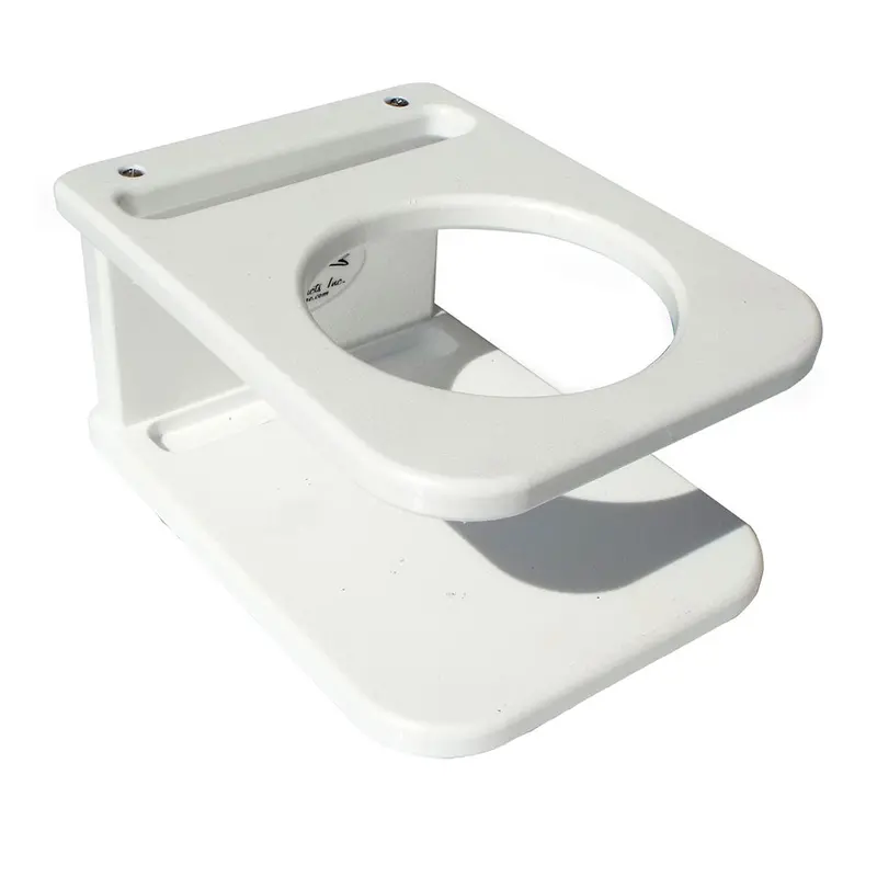 Deep Blue Marine Single Drink Holder With Suction-Cup Side Mount – White 1