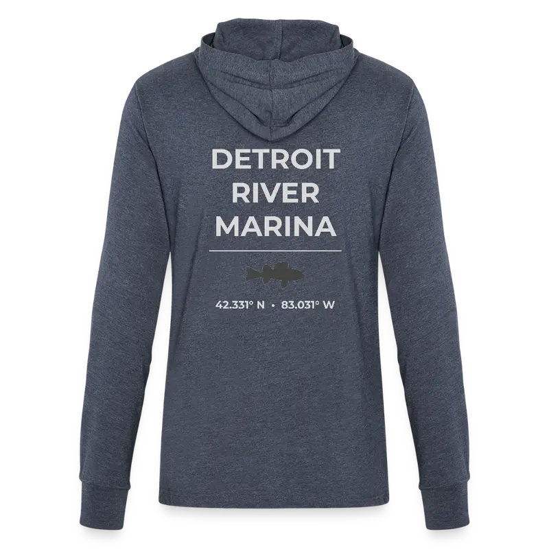 Detroit River Marina Long-Sleeve Hooded Top 1