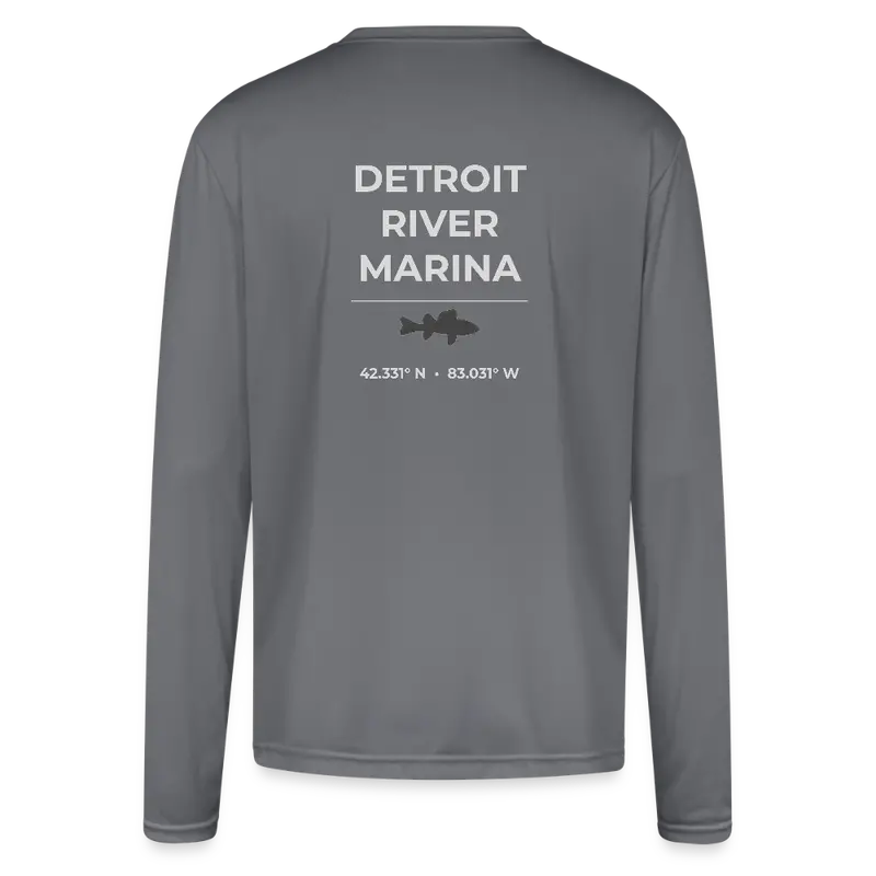 Detroit River Marina Performance Long-Sleeve Shirt 1