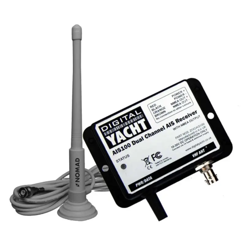 Digital Yacht Ais100 Usb Ais Receiver With Qmax Portable Antenna 1