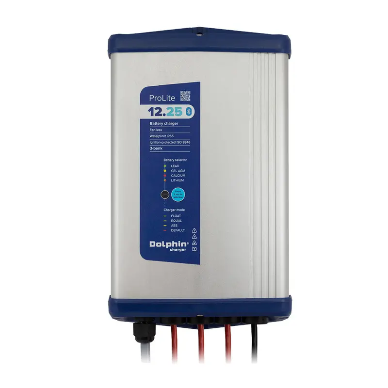 Dolphin Prolite Series 12V 25A Triple-Output Battery Charger (110/220Vac) (99225) 1