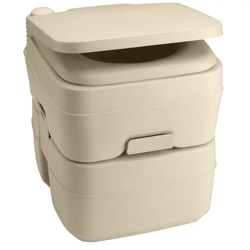 Dometic 965 Parchment-Colored Portable Toilet – 5-Gallon Msd 1