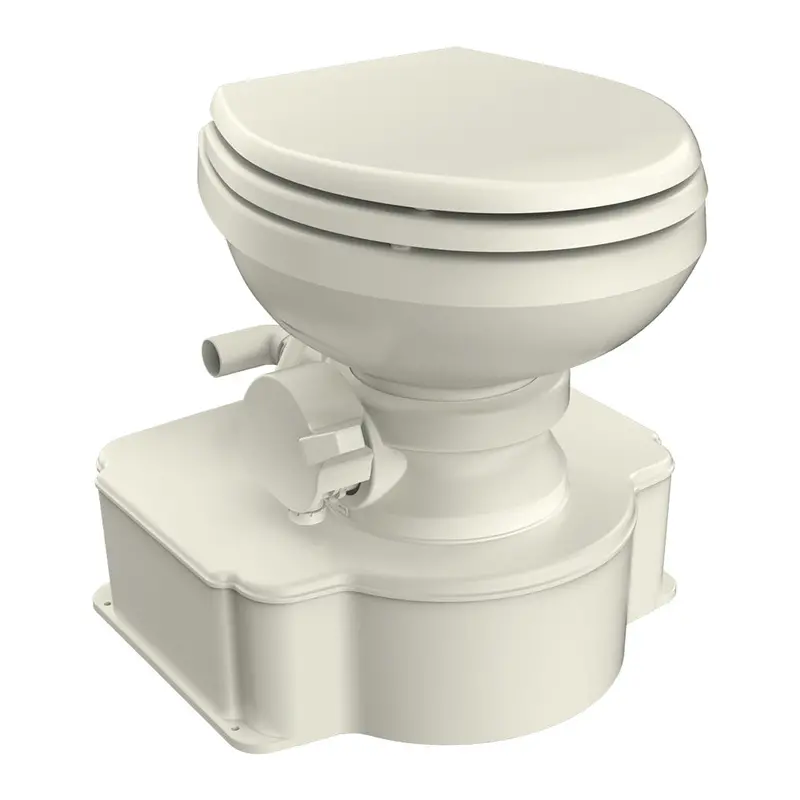 Dometic Bone M65 Marine Gravity Toilet – Elongated Seat, Foot-Pedal Flush 1