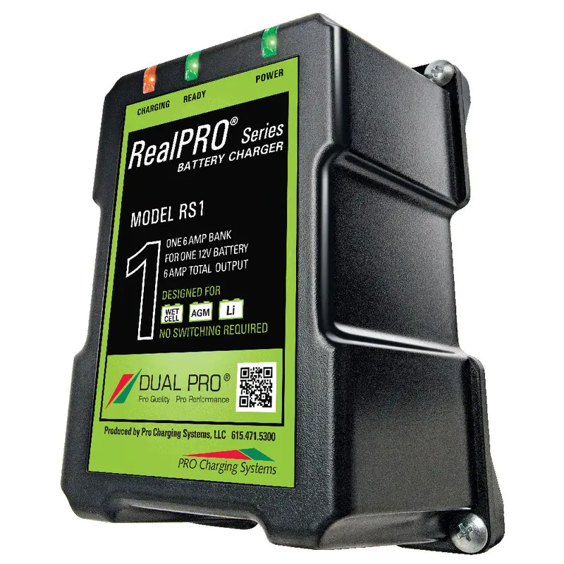 Dual Pro Realpro Series 6A Single-Bank Battery Charger – 12V Only (Rs1) 1
