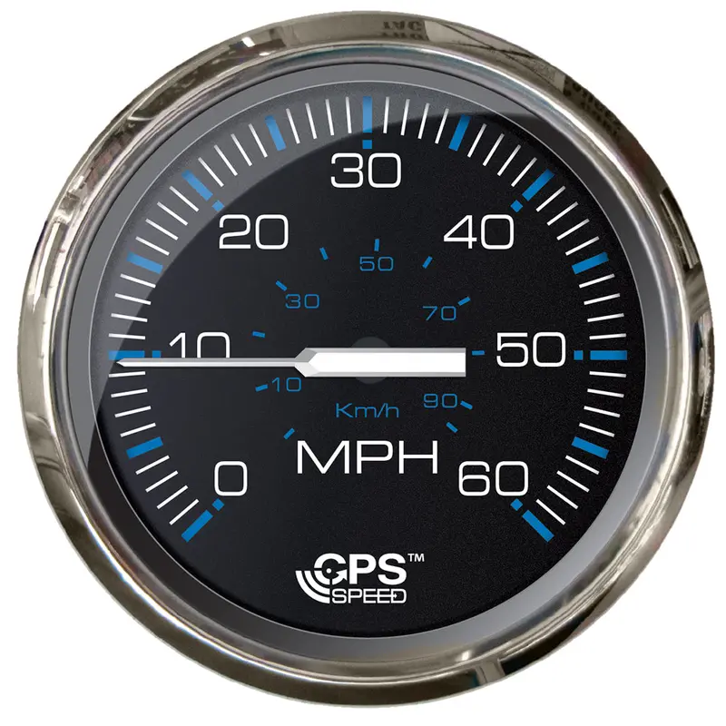 Faria Chesapeake Black 4-Inch Studded Gps Speedometer – 60 Mph Range – Model 33749 1