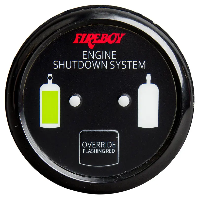 Fireboy-Xintex Du-Rbh-20-R Premium Helm Display – Black Bezel, Color Led Interface, Engine Shutdown Compatibility [Du-Rbh-20-R] 1
