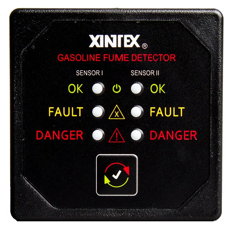 Fireboy-Xintex Dual-Channel Gasoline Fume Detector – 12/24V Operation – Model G-2B-R 1
