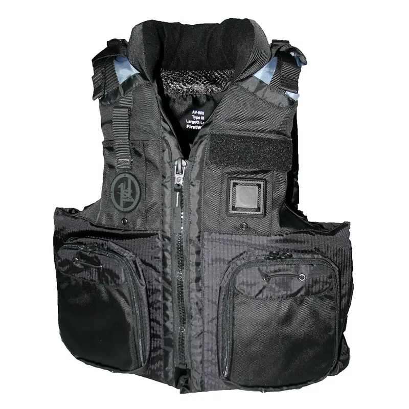 First Watch Av-800 Four-Pocket Flotation Vest – Black, Size Xxl–3Xl [Av-800-Bk-2Xl/3Xl] 1