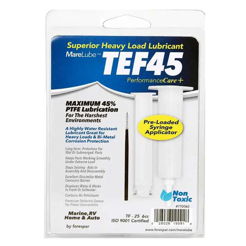 Forespar Marelube Tef45 Synthetic Grease – 6Cc Pre-Filled Syringe 1