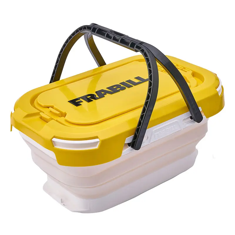 Frabill 6-Gallon Collapsible Bait Bucket With Built-In Aerator [Frbbc6-A] 1