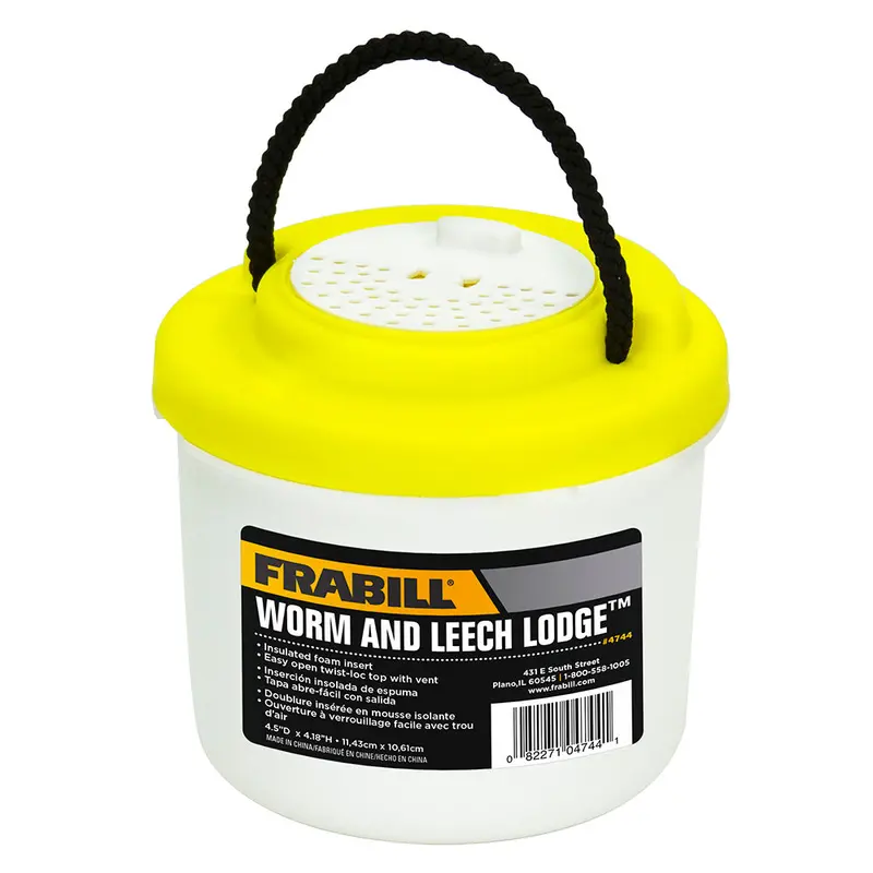 Frabill Small Worm And Leech Lodge – Compact Live Bait Storage – Model Pmc4744 1