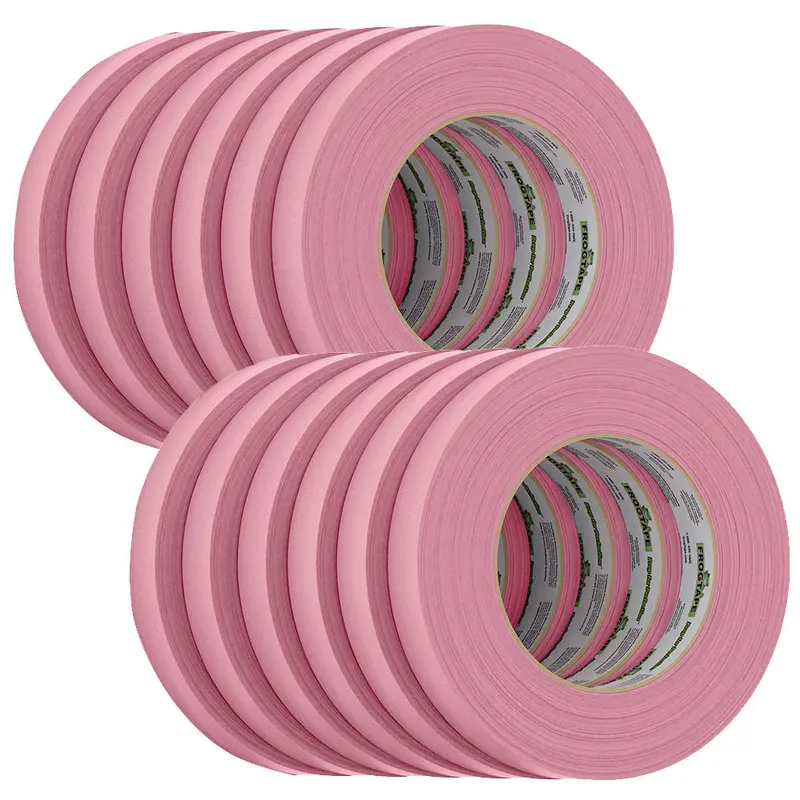 Frogtape Cp325 High-Temperature Masking Tape — 18Mm × 55M, 12-Roll Pink Pack Rated To 325°F [106025] 1