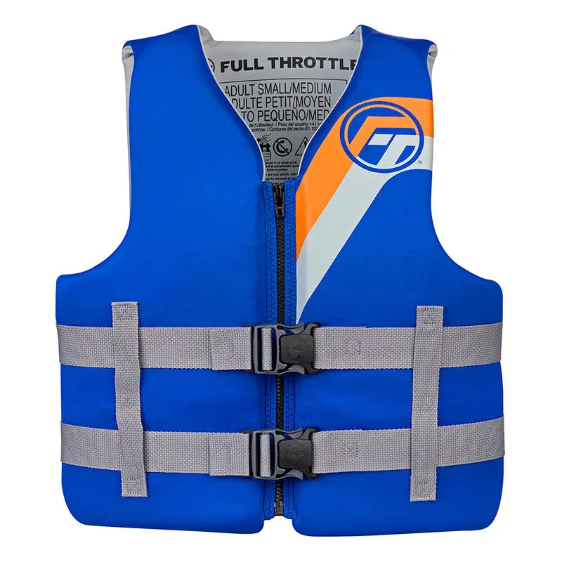 Full Throttle Adult Rapid-Dry Life Jacket – Blue, Size S/M (Uscg Approved) 1