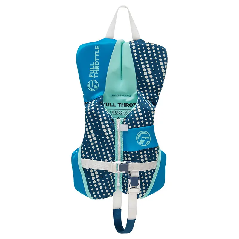 Full Throttle Infant Life Vest – Quick-Drying Flex-Back Style, Aqua (142200-505-000-25) 1