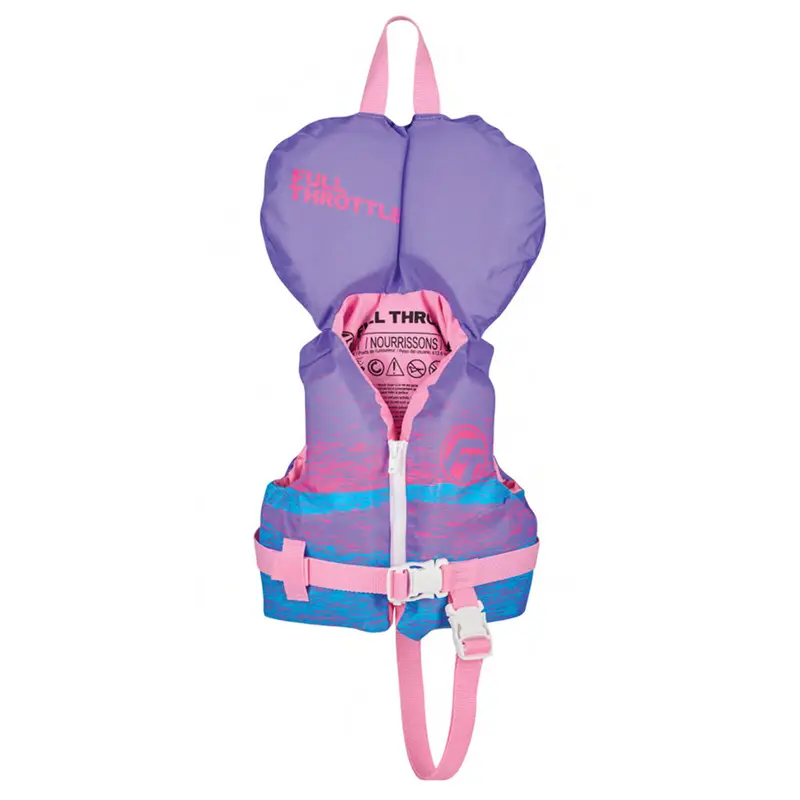 Full Throttle Infant Nylon Life Jacket – Purple/Pink Uscg-Approved Type Ii 1